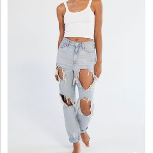 BDG mom fit ripped denim